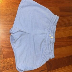 Light Blue Casual Shorts